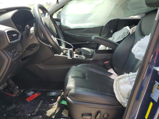 5NMS3CAD7LH204723 - 2020 HYUNDAI SANTA FE SEL BLUE photo 7