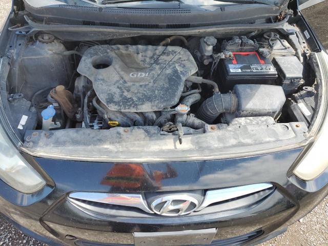 KMHCU4AE3CU094631 - 2012 HYUNDAI ACCENT GLS შავი ფოტო 11