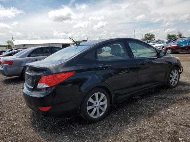 KMHCU4AE3CU094631 - 2012 HYUNDAI ACCENT GLS შავი ფოტო 3