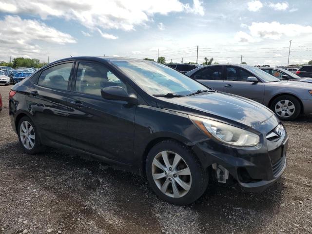 KMHCU4AE3CU094631 - 2012 HYUNDAI ACCENT GLS შავი ფოტო 4