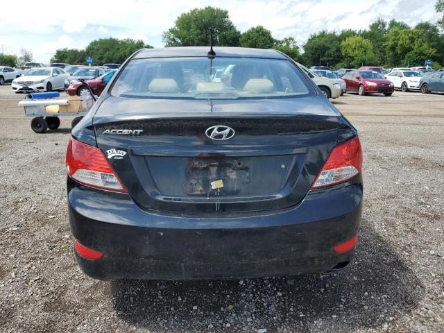 KMHCU4AE3CU094631 - 2012 HYUNDAI ACCENT GLS შავი ფოტო 6