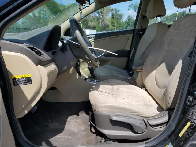 KMHCU4AE3CU094631 - 2012 HYUNDAI ACCENT GLS შავი ფოტო 7