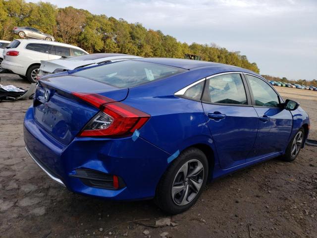 19XFC2F64LE019820 - 2020 HONDA CIVIC LX BLUE photo 3