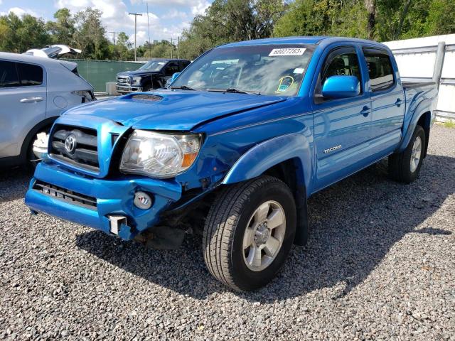 5TEJU62N88Z562907 - 2008 TOYOTA TACOMA DOUBLE CAB PRERUNNER BLUE photo 1