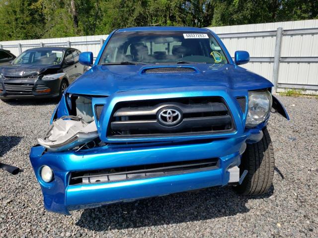 5TEJU62N88Z562907 - 2008 TOYOTA TACOMA DOUBLE CAB PRERUNNER BLUE photo 5