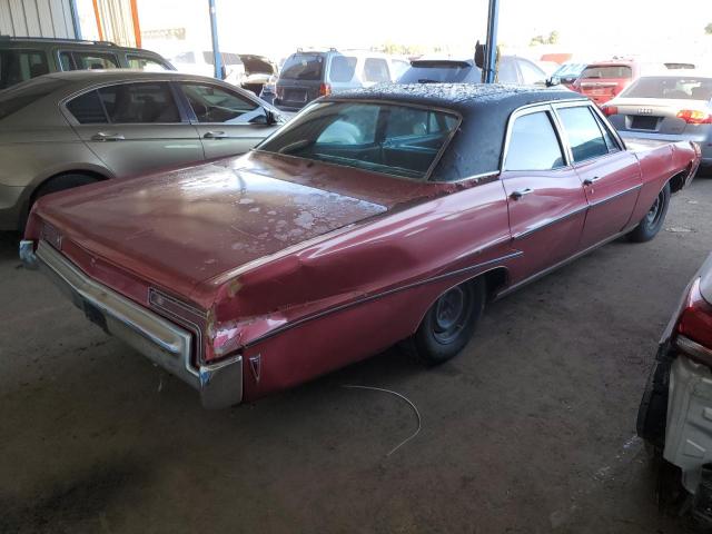 256698R113128 - 1968 PONTIAC BONNEVILLE MAROON photo 3