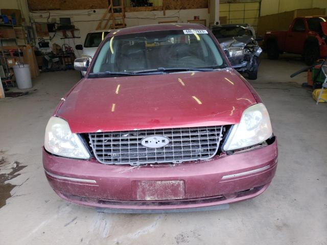 1FAHP25127G135242 - 2007 FORD FIVE HUNDR LIMITED MAROON photo 5