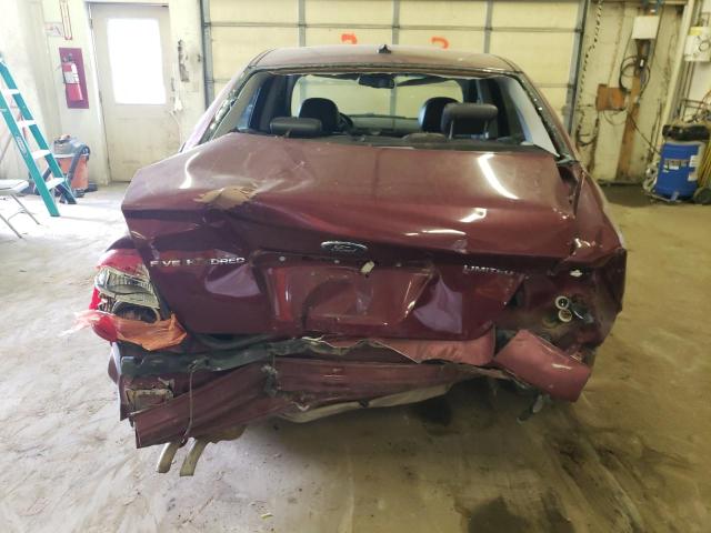 1FAHP25127G135242 - 2007 FORD FIVE HUNDR LIMITED MAROON photo 6