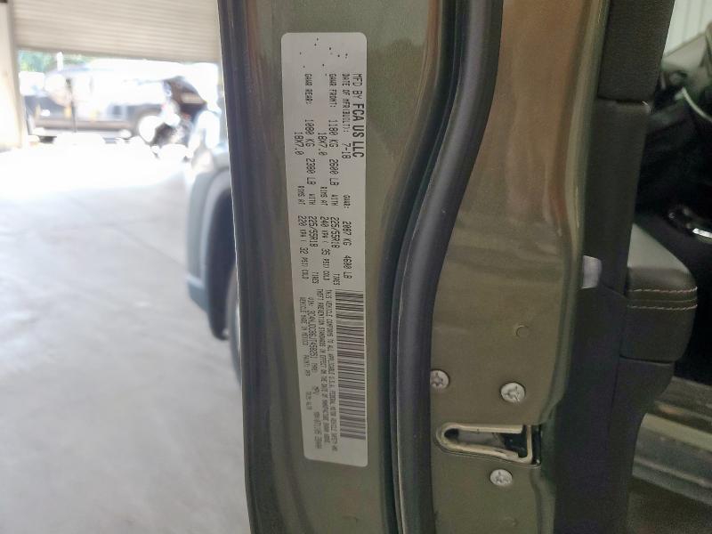 3C4NJDCB6JT458251 - 2018 JEEP COMPASS LIMITED Կանաչ լուսանկար 13