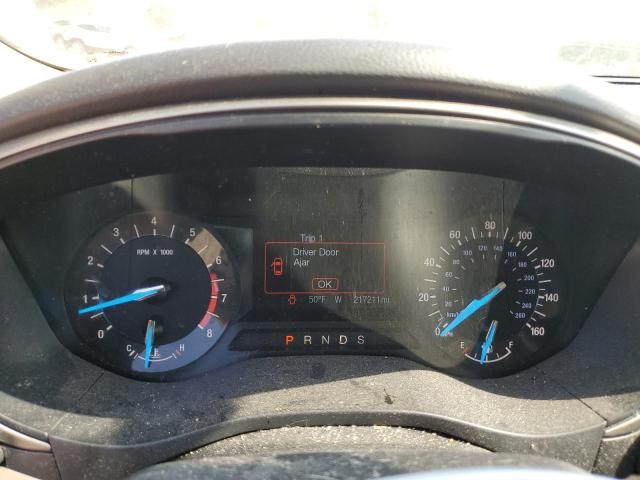 1FA6P0H74F5114043 - 2015 FORD FUSION SE BLACK photo 9