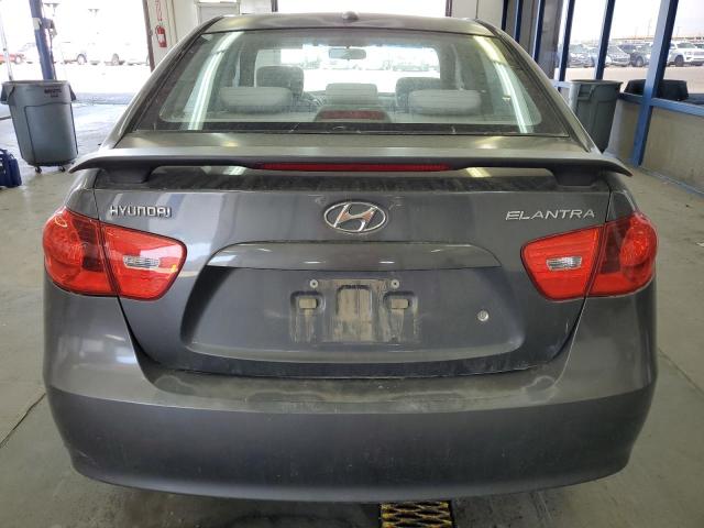 KMHDU46D98U281044 - 2008 HYUNDAI ELANTRA GLS GRAY photo 6