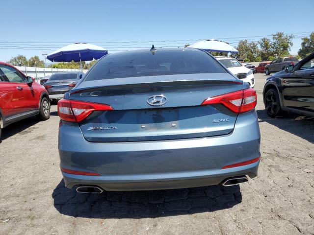 5NPE34AF7FH114242 - 2015 HYUNDAI SONATA SPORT TURQUOISE photo 6