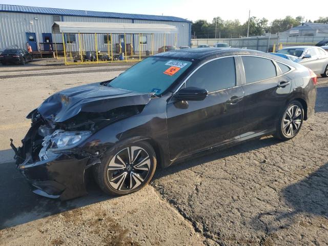 JHMFC1F7XJX012482 - 2018 HONDA CIVIC EXL BLACK photo 1