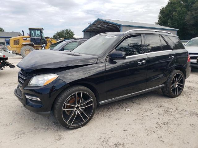 4JGDA5JB0EA413688 - 2014 MERCEDES-BENZ ML 350 BLACK photo 1