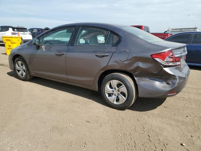 19XFB2F50DE030888 - 2013 HONDA CIVIC LX CHARCOAL photo 2