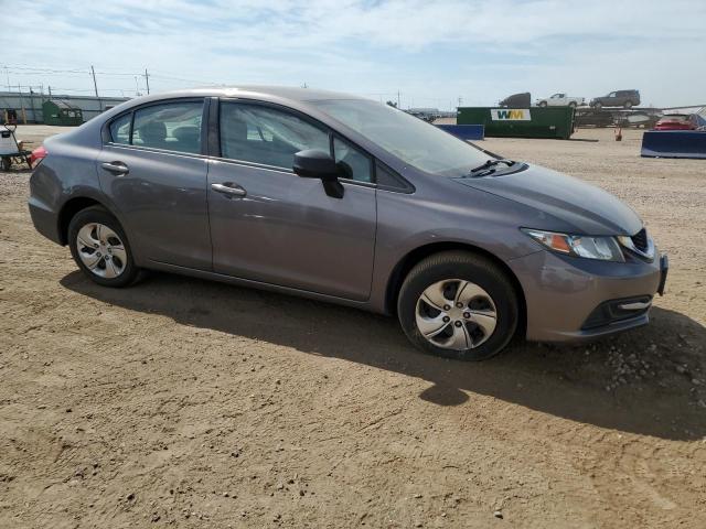 19XFB2F50DE030888 - 2013 HONDA CIVIC LX CHARCOAL photo 4