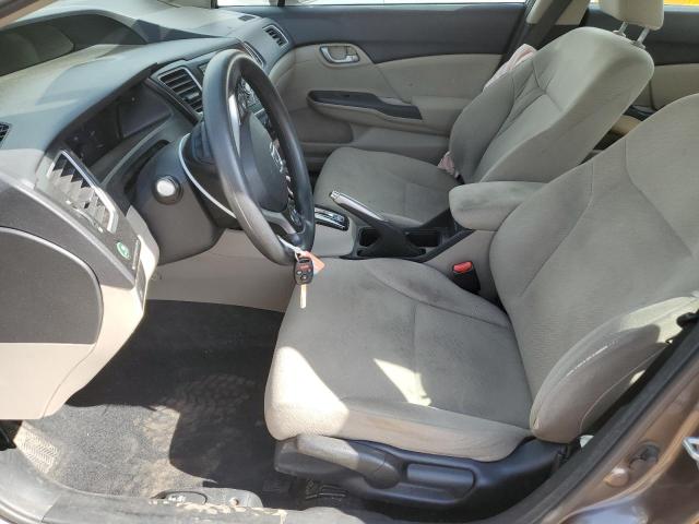 19XFB2F50DE030888 - 2013 HONDA CIVIC LX CHARCOAL photo 7