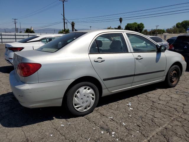 1NXBR32E73Z054283 - 2003 TOYOTA COROLLA CE SILVER photo 3