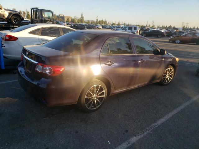 2T1BU4EE2DC101660 - 2013 TOYOTA COROLLA BASE BLUE photo 3