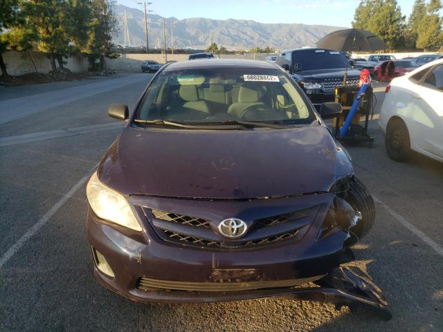 2T1BU4EE2DC101660 - 2013 TOYOTA COROLLA BASE BLUE photo 5