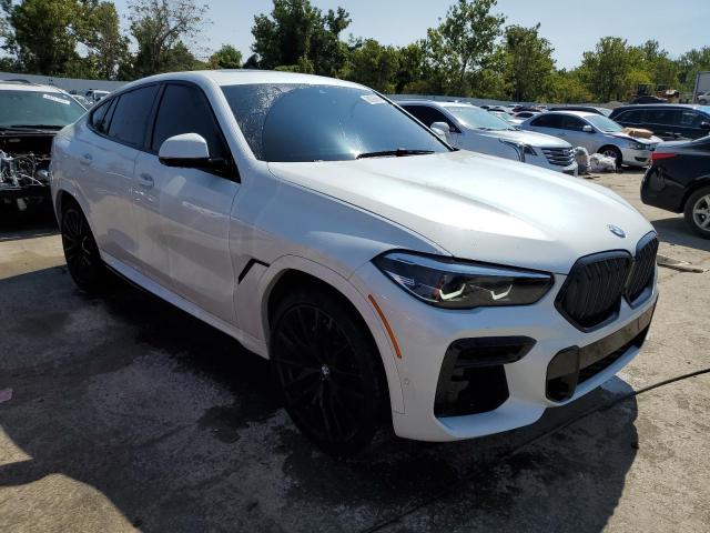 5UXCY6C03N9L82224 - 2022 BMW X6 XDRIVE40I WHITE photo 4