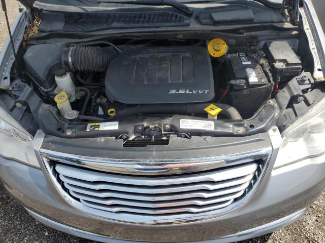 2C4RC1BG2GR198045 - 2016 CHRYSLER TOWN & COU TOURING ვერცხლისფერი ფოტო 12