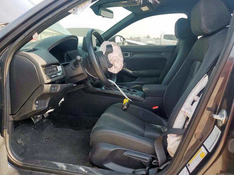 2HGFE2F50PH567035 - 2023 HONDA CIVIC SPORT GRAY photo 7