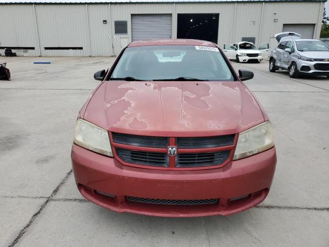 1B3CC4FB9AN170139 - 2010 DODGE AVENGER SXT RED photo 5