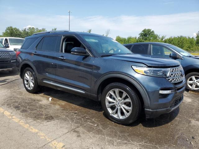 1FMSK8FH2PGB83641 - 2023 FORD EXPLORER LIMITED 蓝色 照片 4