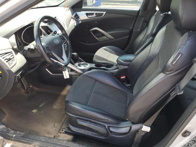 KMHTC6AD2DU096510 - 2013 HYUNDAI VELOSTER SILVER photo 7