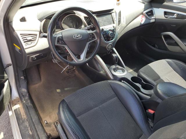 KMHTC6AD2DU096510 - 2013 HYUNDAI VELOSTER SILVER photo 8