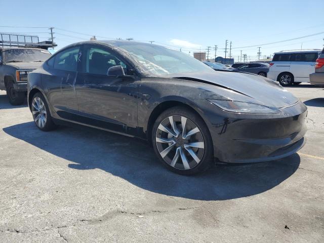 5YJ3E1EA1SF891815 - 2025 TESLA MODEL 3 BLACK photo 4