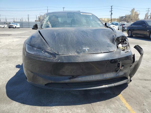 5YJ3E1EA1SF891815 - 2025 TESLA MODEL 3 BLACK photo 5