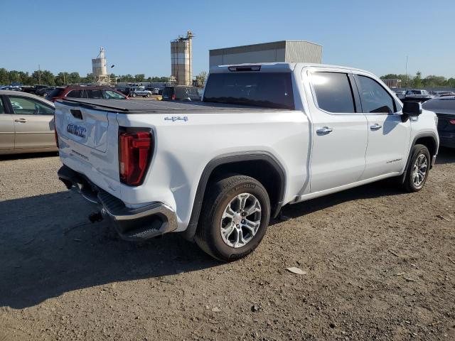 3GTUUDET7NG558236 - 2022 GMC SIERRA K1500 SLT WHITE photo 3