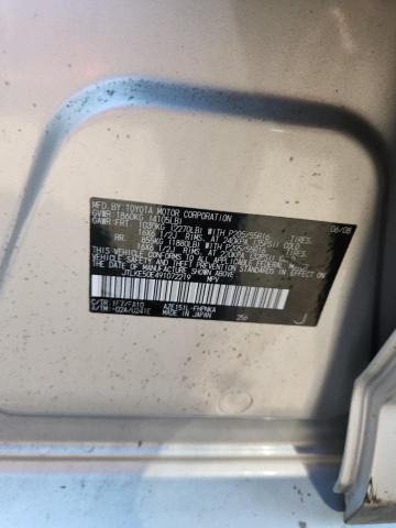 JTLKE50E491072219 - 2009 TOYOTA SCION XB SILVER photo 12