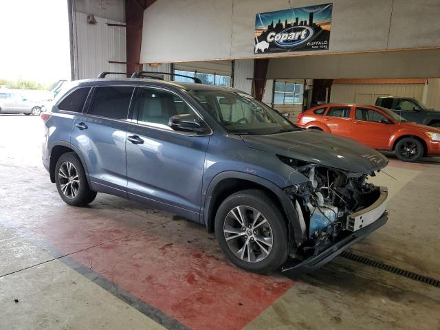 5TDJKRFH6GS258269 - 2016 TOYOTA HIGHLANDER XLE Mavi foto 4