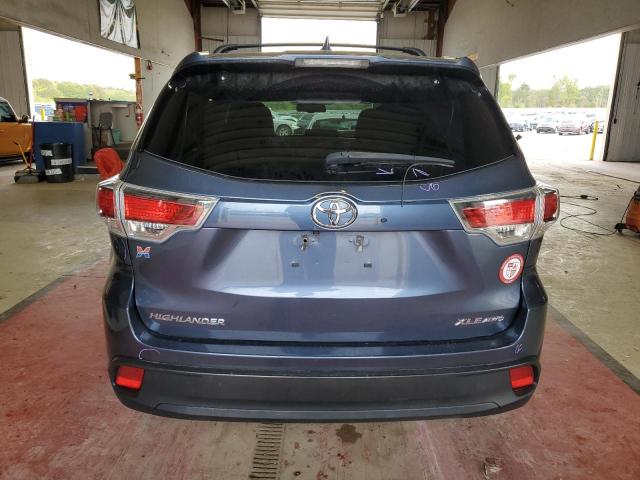 5TDJKRFH6GS258269 - 2016 TOYOTA HIGHLANDER XLE Mavi foto 6