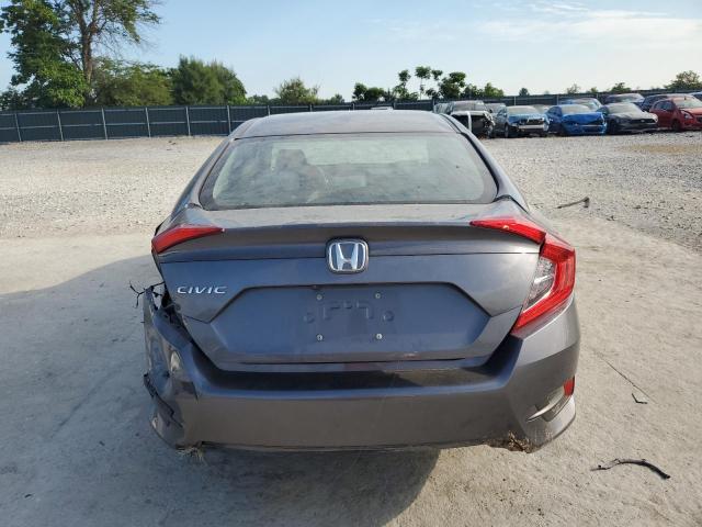 2HGFC2F61KH509393 - 2019 HONDA CIVIC LX GRAY photo 6