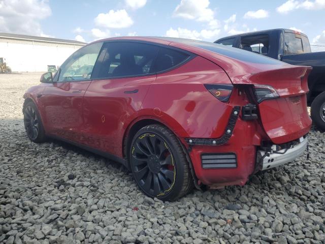 5YJYGDEF0MF269402 - 2021 TESLA MODEL Y RED photo 2