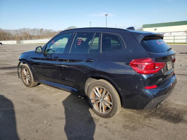 5UXTY5C06M9F80064 - 2021 BMW X3 XDRIVE30I Чорний фото 2