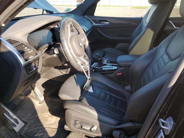 5UXTY5C06M9F80064 - 2021 BMW X3 XDRIVE30I Чорний фото 7