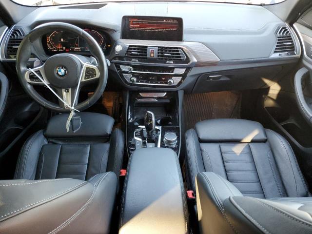 5UXTY5C06M9F80064 - 2021 BMW X3 XDRIVE30I Чорний фото 8