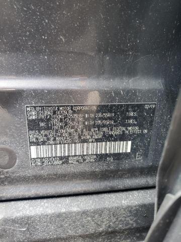 JTMN1RFV1KD511951 - 2019 TOYOTA RAV4 LIMITED GRAY photo 13