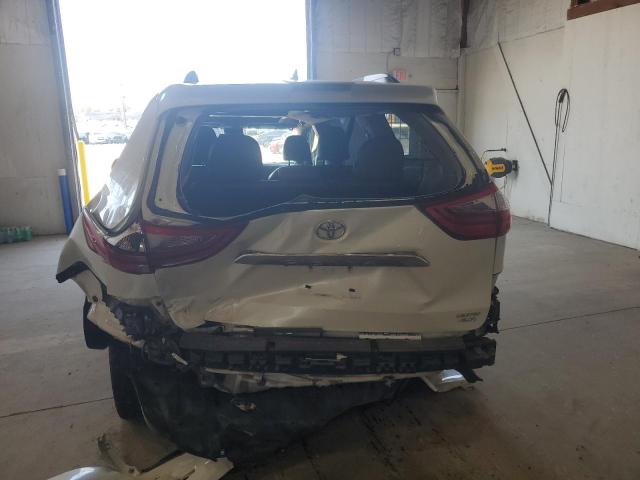 5TDDZ3DC0LS239417 - 2020 TOYOTA SIENNA XLE WHITE photo 6