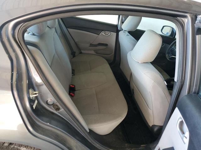 19XFB2F58DE076016 - 2013 HONDA CIVIC LX GRAY photo 10