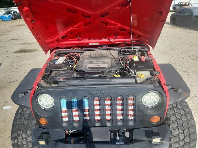 1C4AJWAG5DL568992 - 2013 JEEP WRANGLER SPORT წითელი ფოტო 11