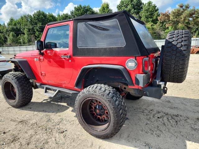 1C4AJWAG5DL568992 - 2013 JEEP WRANGLER SPORT წითელი ფოტო 2