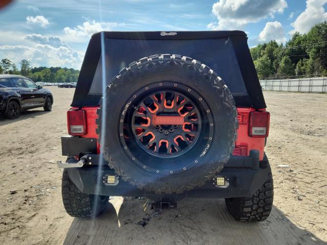 1C4AJWAG5DL568992 - 2013 JEEP WRANGLER SPORT წითელი ფოტო 6