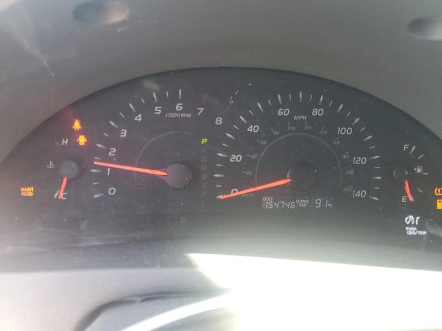 4T4BE46K08R041910 - 2008 TOYOTA CAMRY CE GRAY photo 9