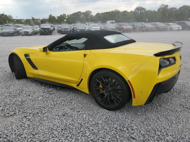 1G1YU3D62H5602199 - 2017 CHEVROLET CORVETTE Z06 3LZ YELLOW photo 2